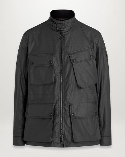 Veste Cirée Belstaff Homme Commuter Noir Coton France YG2369405